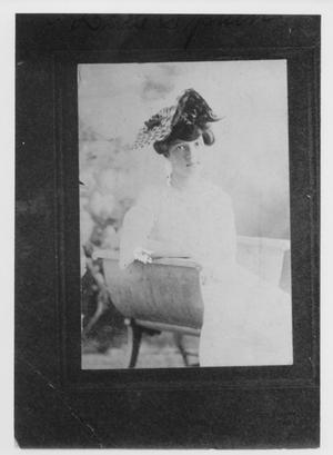 Primary view of object titled 'Woman Seated in Curved Chair'.