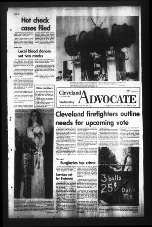 Primary view of object titled 'Cleveland Advocate (Cleveland, Tex.), Vol. 60, No. 77, Ed. 1 Wednesday, September 26, 1979'.