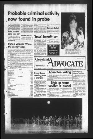 Primary view of object titled 'Cleveland Advocate (Cleveland, Tex.), Vol. 61, No. 87, Ed. 1 Wednesday, October 29, 1980'.