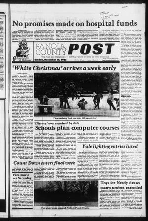 Primary view of object titled 'Panola County Post (Carthage, Tex.), Vol. 10, No. 36, Ed. 1 Sunday, December 18, 1983'.
