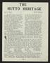 Thumbnail image of item number 1 in: 'The Hutto Heritage (Hutto, Tex.), Vol. 1, No. 17, Ed. 1 Tuesday, June 17, 1986'.