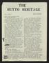 Primary view of The Hutto Heritage (Hutto, Tex.), Vol. 1, No. 19, Ed. 1 Tuesday, July 1, 1986