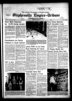 Primary view of object titled 'Stephenville Empire-Tribune (Stephenville, Tex.), Vol. 104, No. 35, Ed. 1 Tuesday, February 20, 1973'.