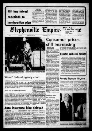 Primary view of object titled 'Stephenville Empire-Tribune (Stephenville, Tex.), Vol. 109, Ed. 1 Friday, August 19, 1977'.