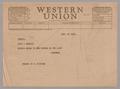 Letter: [Telegram from Kempner, November 28, 1954]