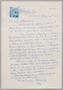 Letter: [Handwritten Letter from I. H. Kempner to A. H. Blackshear, Jr., Augu…