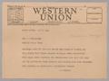 Letter: [Telegram from I. H. Kempner to O. P. Bullington, November 2, 1944]