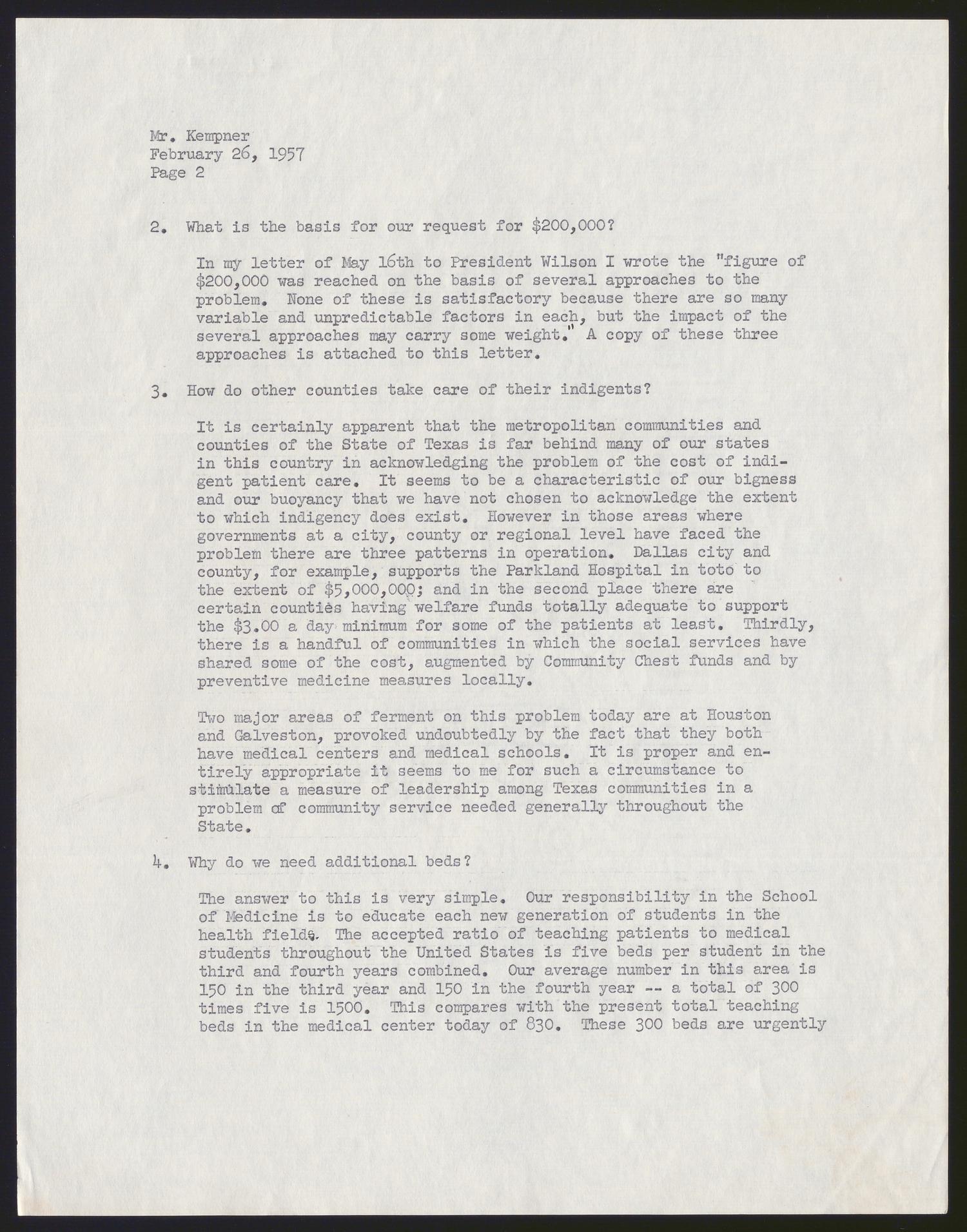 [Letter from John B. Truslow to I. H. Kempner, February 26, 1957]
                                                
                                                    [Sequence #]: 3 of 6
                                                