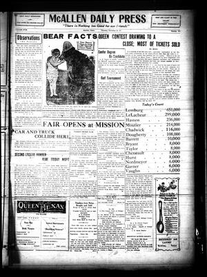 Primary view of McAllen Daily Press (McAllen, Tex.), Vol. 5, No. 277, Ed. 1 Thursday, November 12, 1925