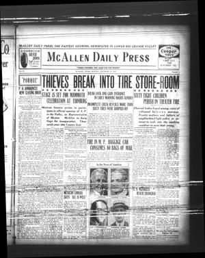 Primary view of object titled 'McAllen Daily Press (McAllen, Tex.), Vol. 6, No. 8, Ed. 1 Monday, January 10, 1927'.
