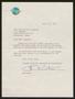 Primary view of [Letter from Grumman Aircraft Engineering Corporation to Mrs. Henrietta B. Kempner - April 16, 1956]