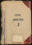 Book: Travis County Clerk Records: Civil Minutes J