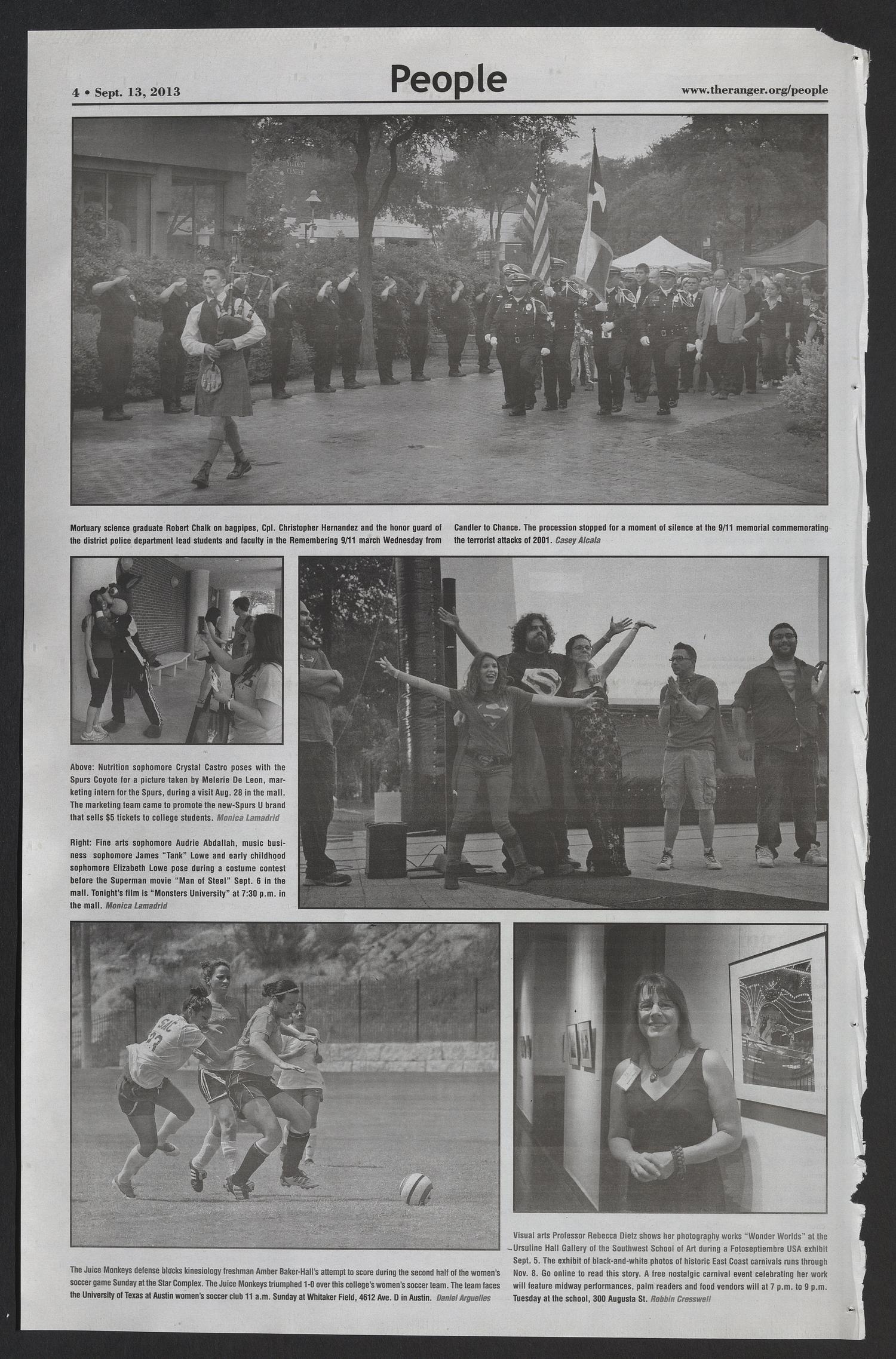 The Ranger (San Antonio, Tex.), Vol. 88, No. 1, Ed. 1 Friday, September 13, 2013
                                                
                                                    [Sequence #]: 4 of 15
                                                