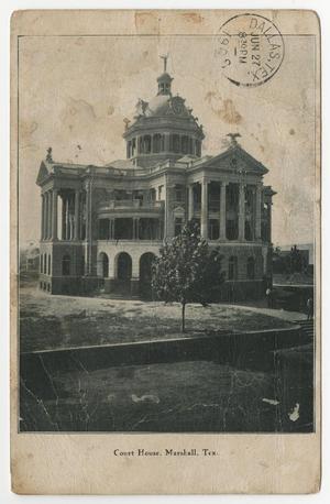 Primary view of object titled 'Court House, Marshall, Tex.'.