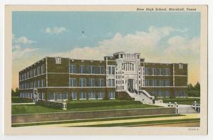 Primary view of object titled 'New High School, Marshall, Texas'.