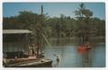 Primary view of [Postcard of a Boat Landing at Caddo State Park]