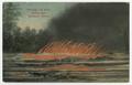 Primary view of Burning Oil Well, Scene Near Marshall, Texas