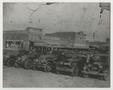 Primary view of [Copy of a 1920s Photograph of Fire Trucks Parked in the Square, Marshall, Texas]