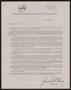 Primary view of [Letter from United States Leasing and Discount Corporation - November 20, 1956]