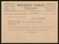 Thumbnail image of item number 1 in: '[Telegram from I. H. Kempner to Dr. and Mrs. E. Y. Stott, April 23, 1963]'.