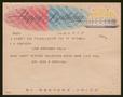 Primary view of [Telegram from Mrs. John W. Hopkins to I. H. Kempner for his Birthday - January 14, 1958]