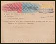 Primary view of [Telegram from Carolyn and Frederick Thompson to Ike Kempner - January 14, 1958]