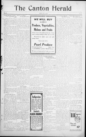 Primary view of object titled 'The Canton Herald (Canton, Tex.), Vol. 40, No. 30, Ed. 1 Friday, July 28, 1922'.