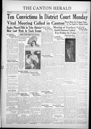 Primary view of object titled 'The Canton Herald (Canton, Tex.), Vol. 55, No. 15, Ed. 1 Tuesday, April 13, 1937'.