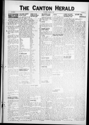 Primary view of object titled 'The Canton Herald (Canton, Tex.), Vol. 62, No. 43, Ed. 1 Thursday, October 26, 1944'.