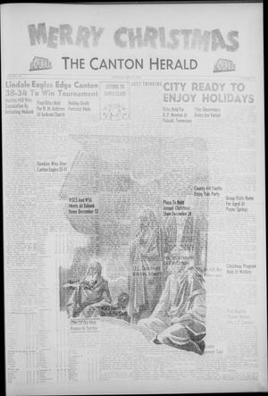 Primary view of object titled 'The Canton Herald (Canton, Tex.), Vol. 72, No. 52, Ed. 1 Thursday, December 23, 1954'.