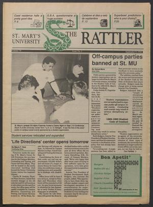 Primary view of object titled 'The Rattler (San Antonio, Tex.), Vol. 78, No. 2, Ed. 1 Wednesday, September 9, 1992'.