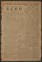 Thumbnail image of item number 1 in: 'St. Edward's Echo (Austin, Tex.), Vol. 4, No. 3, Ed. 1 Wednesday, January 29, 1947'.