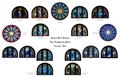 Primary view of Stained Glass Windows of First Presbyterian Church Kerrville, Texas