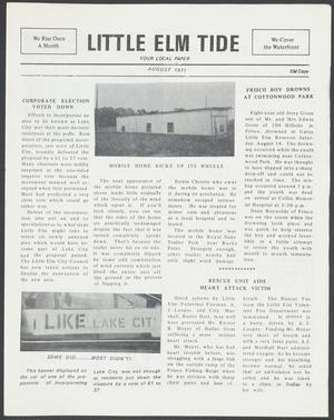Primary view of object titled 'Little Elm Tide (Little Elm, Tex.), Ed. 1 Sunday, August 1, 1971'.