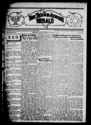 Primary view of object titled 'The Texas Jewish Herald (Houston, Tex.), Vol. 24, No. 47, Ed. 1 Thursday, March 3, 1932'.