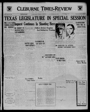 Primary view of object titled 'Cleburne Times-Review (Cleburne, Tex.), Vol. 28, No. 294, Ed. 1 Thursday, September 14, 1933'.