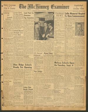 Primary view of object titled 'The McKinney Examiner (McKinney, Tex.), Vol. 76, No. 49, Ed. 1 Thursday, August 30, 1962'.