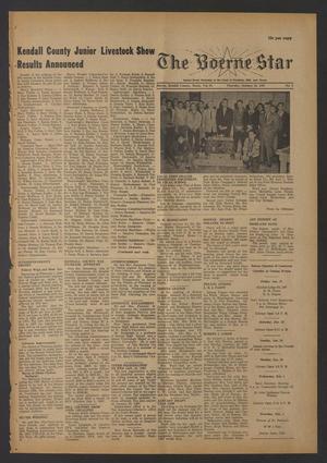 Primary view of object titled 'The Boerne Star (Boerne, Tex.), Vol. 62, No. 8, Ed. 1 Thursday, January 26, 1967'.