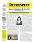 Journal/Magazine/Newsletter: Retrospect, Special Edition, Fall 2002