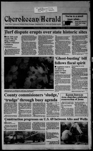Primary view of Cherokeean/Herald (Rusk, Tex.), Vol. 149, No. 9, Ed. 1 Thursday, March 27, 1997