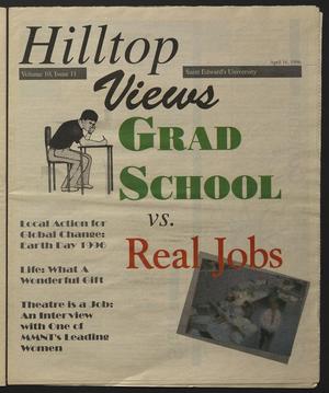Primary view of Hilltop Views (Austin, Tex.), Vol. 10, No. 11, Ed. 1 Tuesday, April 16, 1996