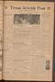 Thumbnail image of item number 1 in: 'Texas Jewish Post (Fort Worth, Tex.), Vol. 3, No. 12, Ed. 1 Thursday, June 9, 1949'.