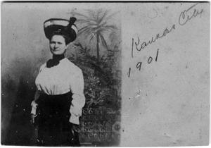 Primary view of object titled '[A portrait of a young Helen Edmunds Moore]'.