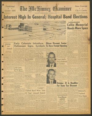 Primary view of object titled 'The McKinney Examiner (McKinney, Tex.), Vol. 79, No. 6, Ed. 1 Thursday, October 29, 1964'.
