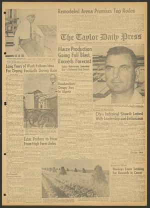 The Taylor Daily Press (Taylor, Tex.), Vol. 49, No. 190, Ed. 1 Sunday, July 29, 1962
