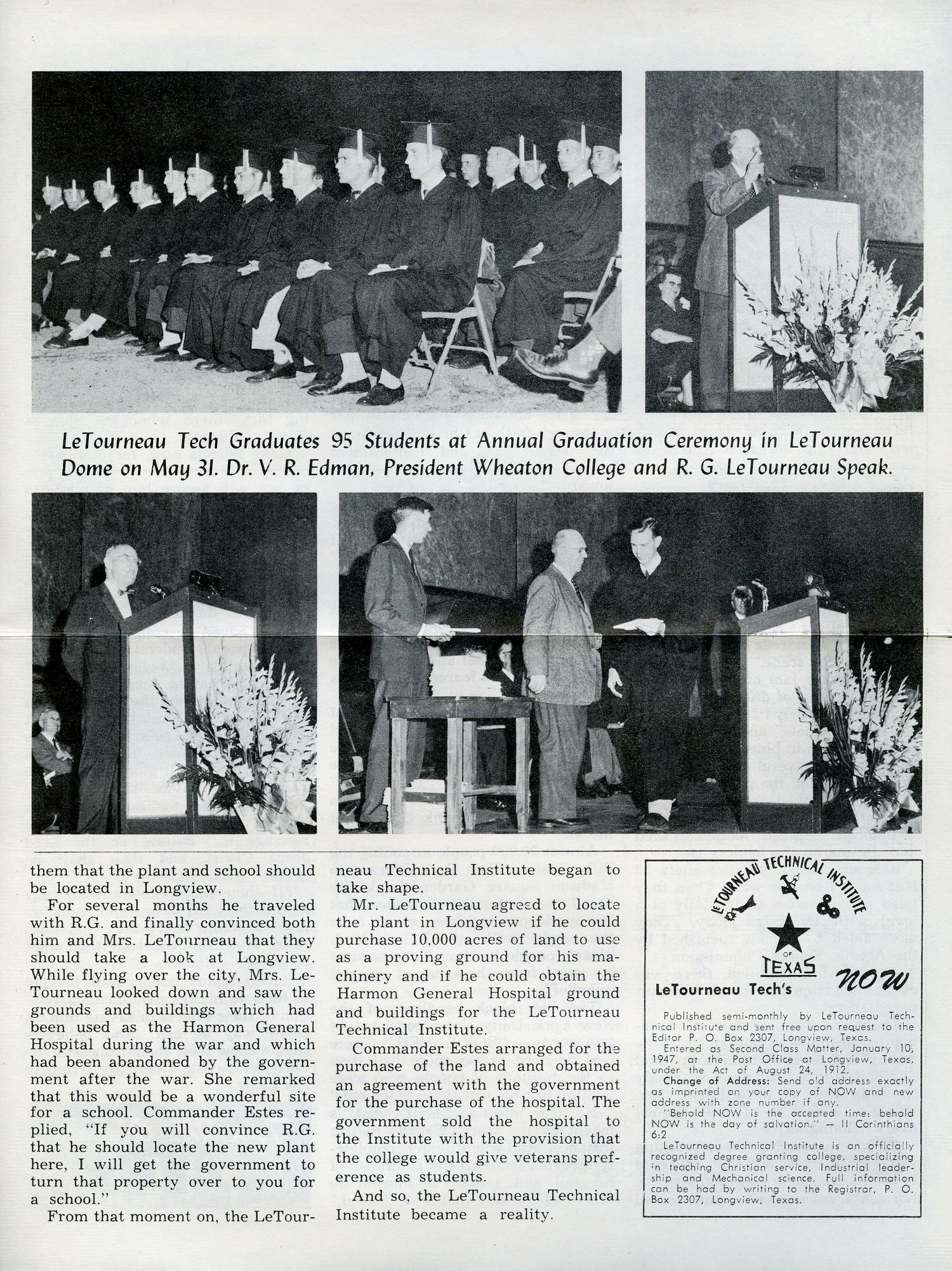 LeTourneau Tech's NOW, Volume 11, Number 13, July 1, 1957
                                                
                                                    5
                                                