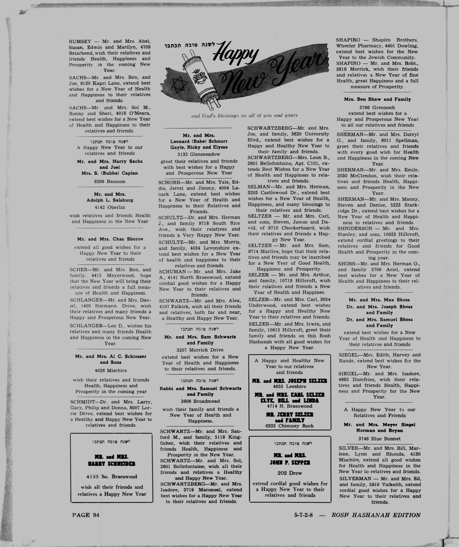 The Jewish Herald-Voice (Houston, Tex.), Vol. 62, No. 27, Ed. 1 Thursday, October 5, 1967
                                                
                                                    [Sequence #]: 97 of 115
                                                
