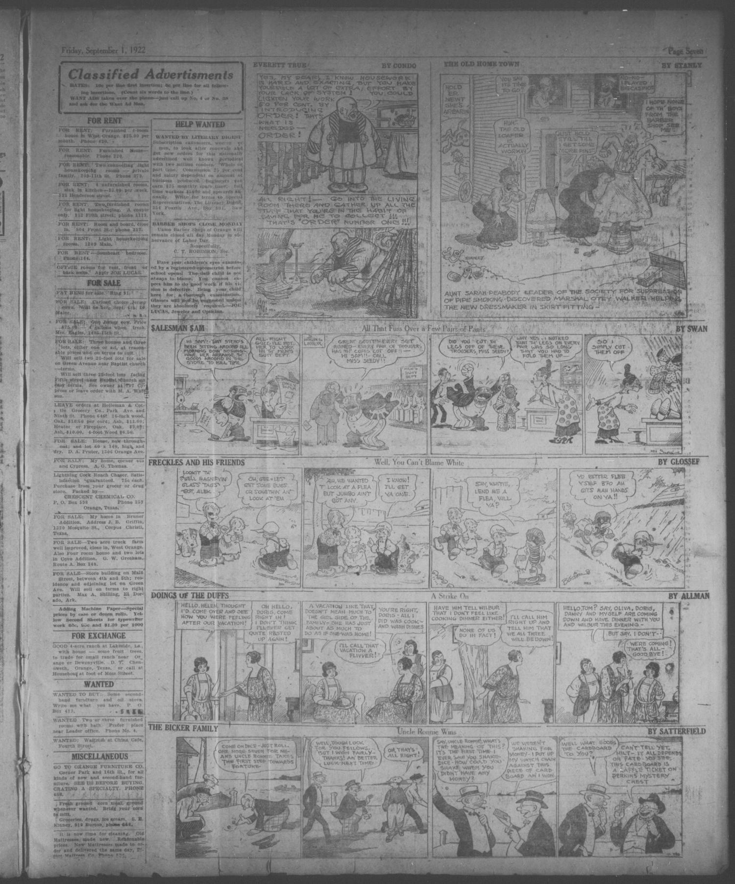 The Orange Daily Leader (Orange, Tex.), Vol. 8, No. [212], Ed. 1 Friday, September 1, 1922
                                                
                                                    [Sequence #]: 6 of 7
                                                