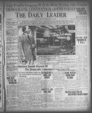 Primary view of object titled 'The Daily Leader (Orange, Tex.), Vol. 10, No. 150, Ed. 1 Tuesday, June 24, 1924'.