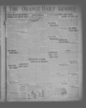 Primary view of object titled 'The Orange Daily Leader (Orange, Tex.), Vol. 12, No. 27, Ed. 1 Thursday, July 29, 1926'.